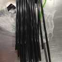 VTRIN 10 Tiers Shoe Rack Tall Large Capacity Wide Shoe Organizer Sturdy Shoe Shelf for Entryway with Two Hooks Metal Shoe Storage for Closet, Bedroom, Black