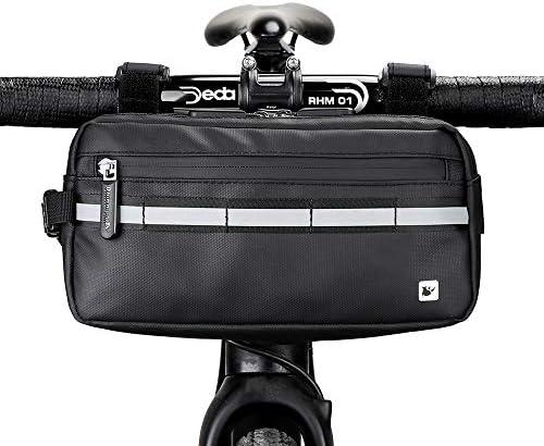 Rhinowalk Bike Bag Waterproof Bike Handlebar Bag,Bike Basket Bicycle Front Bag Shoulder Bag Waist Bag for Sport Bicycle Professional Cycling Accessories, Size: 3L