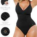 SHAPELLX Womens One Piece Swimsuit Tummy Control Ruched Slimming Swimwear Bathing Suit with Adjustable Lace-Up Back (Black, XXXL)