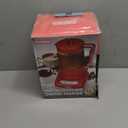 29 Oz Hot Chocolate Maker Machine, Electric Milk Frother and Steamer, Hot Cocoa Maker Machine for Hot Chocolate Bar, Detachable Pitcher, 2 Speed Mode, 3.5 Cups, Red