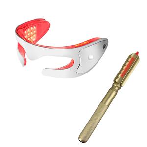CENYEDA LED Red Light Therapy Eye Device, 3 Modes Red Light Eye Mask for Anti-Aging, Skin Rejuvenation, Dark Circles and Wrinkles