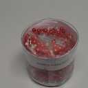 VERY100 Christmas Garland with Lights Festival Lighted Berry Beaded Garland Christmas Decorations for Indoor Home Mantel Fireplace Holiday Party Decor (Red, 16.6FT)