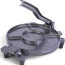 ALPHA LIVING Tortilla Press 10 Inch Cast Iron Quesadilla Maker Heavy Duty Empanada Maker Press Cast Iron Tortilla Maker for Kitchen, Home Use