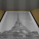upsimples 24x36 Poster Frame, Display Pictures 20x30 with Mat or 24 x 36 Without, Wall Hanging Picture Frames, Black, 1 Pack