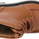 Amazon Essentials Women's Moc Toe Boot (9.5, Black Tan)