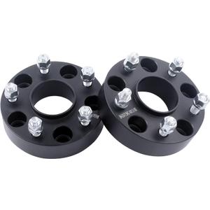 DCVAMOUS 2PC Black 5x4.5 Hubcentric Wheel Spacers 1.5 Inch with 12x1.5 Studs Compatible with Honda A-cura 5 Lug 5x114.3 for 1998-2025 Accord (5 Lug), 2006-2025 Civic, 1997-2025 CRV, Integra TSX RDX