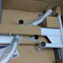 KMINA - Toilet Safety Rails for Seniors (330 lbs), Frame with Arms, Adjustable Height and Width, Grab Bars