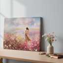 TUTENG Jesus and Lamb Canvas Wall Art The Lost Lamb Parable 16x24in