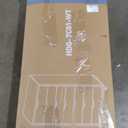 OLIXIS 7 Drawer Mobile File Cabinet Under Desk Storage Organization with Wheels Vertical Filing Chest Rolling Wood Small Desk Printer Stand for Home Office, 15.75"D x 18.74"W x 34.25"H, White