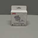JVC HAD5TW Ultra-Compact IE Bluetooth Earbuds, True Wireless with Charging Case (Coconut White)