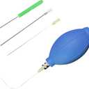 Easy Egg Blower Empty Egg Tools One Hole Egg Pump and Drill Easter Egg Maker Supplies Ukrainian Egg Decorating Kit Blue