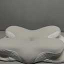 Osteo Enjoy Pain Relief Sleeping Cervical Neck Pillow, Ergonomic Contour Zoned Fits Side Sleeper, Non-Temperature Affected Memory Foam Pillows, Q-max Cooling Pillow Support Back Stomach Sleepers (Dark Gray)