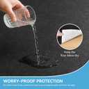 Warmstar 2x6 FT Non Slip Rug Pad,100% Waterproof Felt Rug Pad for Hardwood Floors,1/8 Thick Soft Carpet Pad with Natural Rubber Backing, Secure Grip & Floor Protection