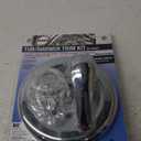 DANCO 10003 Single Function Tub Trim Kit, Fits 1300/1400 MultiChoice 13/14 600 Series Delta Shower Valve, Pack of 1, Chrome