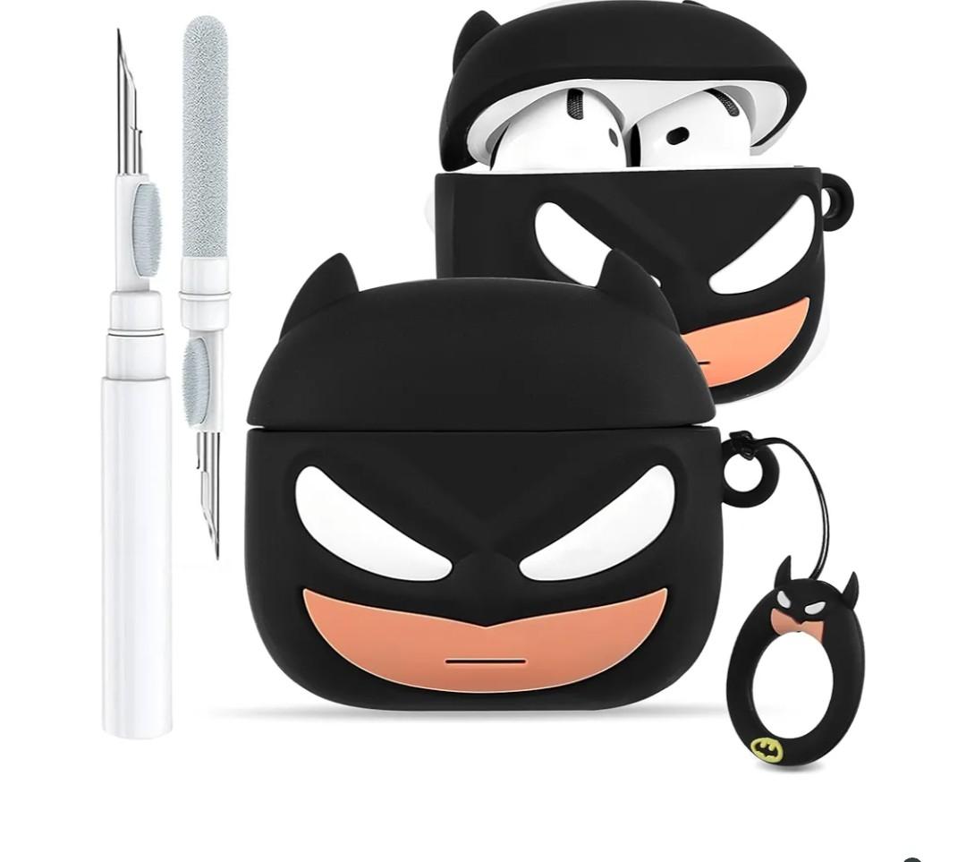 Toyuma for AirPods 4 Case Cute Kawaii Cartoon - Funny 3D Soft Silicone Case Cover with Keychain & Cleaner Kit for Women Girls Teens Character Fun Fashion Design Protective Case for Airpods 4,Bianfu