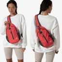 WATERFLY Crossbody Sling Backpack Sling Bag Travel Hiking Chest Bag Daypack