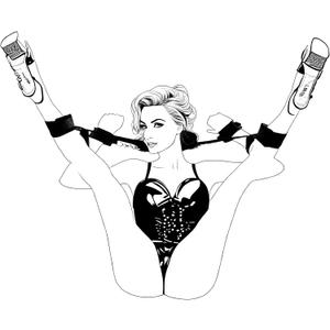 Sex Body Bondage Harness Belt with Handcuffs, Punk Pu Leather Bondage Restraints for Adult Play, BDSM Erotic Clothing Slutty Sex Outfits Restraints for Bedroom, SM Sex Toys for Couples