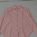 siliteelon Women's Button Down Shirts Long Sleeve Dress Shirts Wrinkle Free Collared Work Office Solid Blouses Corset Tops S