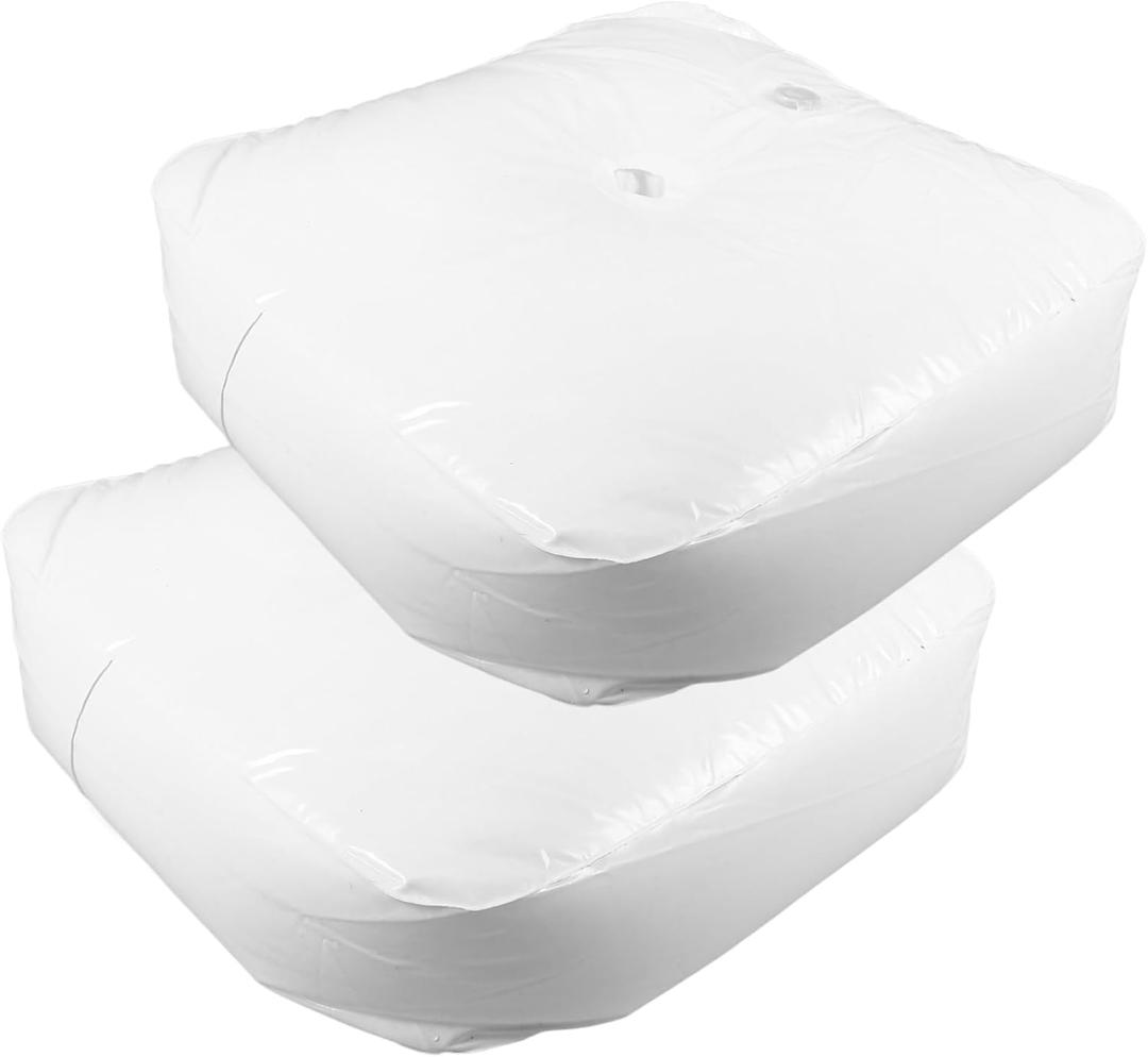 2pcs Square Water Bags for Balloon Arch Support PVC Umbrella Weight Base for Wedding Birthday Decor Stable for Windy Days