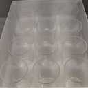12pcs Thick Glass Cylinder Vase 6 Inch  Clear Glass Flower Vase & Floating Candle Holders for Centerpieces,Cylinder Vases Bulk Weighted Base for Wedding, Home & Dining Table Dcor Gift
