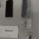 Finger Pulls for Cabinets Drawers - Aluminum Alloy Concealed Handle for Home Kitchen Door Dresser, Easy Installation (2, Black, 80mm/3.15inch)