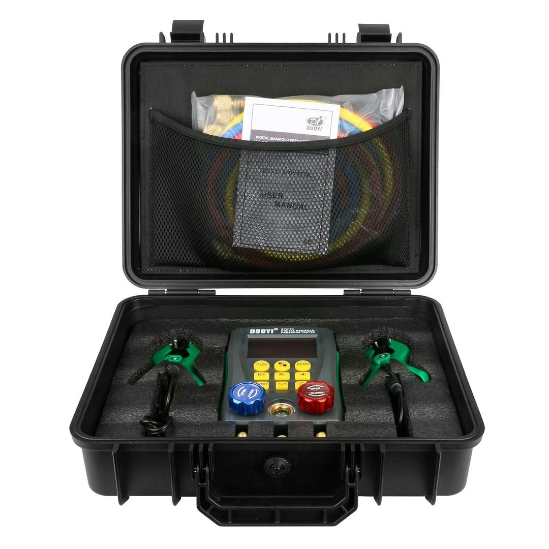 DY517A Refrigerant Sets Digital Manifold Pressure Tester Air Conditioner Leak Detector