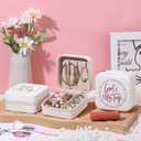 Kenning 9 Pcs Girls Trip Gifts Favors Bulk Girls Weekend Jewelry Box Earring Ring Organizer Box for Women Bestie Bride Wife Mom for 2026 Travel Summer Holiday Wedding Anniversary