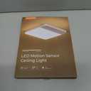NARUNDREN Rechargeable Motion Sensor LED Ceiling Light with Remote, Wireless Battery Operated Closet Light, 400LM Dimmable 3 Color Temperatures, Motion Activated Light for Stair Hallway Garage Pantry