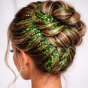 Wicked Green Glitter Hair Spray