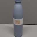 LARS NYSM Stainless Steel Insulated Water Bottle 12oz 17oz 25oz 34oz 51oz | Insulated Thermo Flask for Hot and Cold Beverages | Leakproof Drinking Bottle (Sky Blue, 33.9oz) (33.8 Ounces)