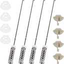 Washer Suspension Rod Kit Compatible with Admiral ATW4676BQ1 ATW4676BQ0 ATW4516HW0, Maytag MVWC200BW0 MVWC200BW1 MVWC215EW1 MVWC300BW0 MVWC300BW1