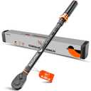 SUZUME Torque Wrench 1/2 Drive (10-170 Ft. Lb/ 14-231 N.m) 3% High Accuracy Torque Wrench 72 Tooth Dual-Direction Adjustable Dual-Scales Torque Wrenches for Bicycle, Moto, Car