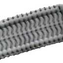 N/A Sleeping Pad, Ultralight Inflatable Sleeping Mat with Built-in Foot Pump, Fast Insulated Mattress Thick All Weather Pad with Built-in Pillow for Backpacking Traveling, Hiking, Gray 