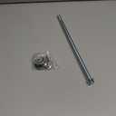 14mm 300mm Mini Bike Front Axle Nut Kit with 6202RS Front Wheel Bearing Kit Compatible with Coleman CT200U-EX BT200X 196CC 200CC 6.5HP Gas Powered Mini Bike Powersports Accessories Parts