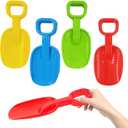 Beach Sand Shovel Day Play Set, 10.5" Inch Shovel, Birthday Treats for Boys and Girls (4-Pack)
