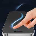 3 x Compatible for iPhone 16 Pro Matte Screen Protector 6.3 inch, Anti Glare Anti Fingerprint Screen Protector 9H Tempered Glass Easy Installation 2 Pack