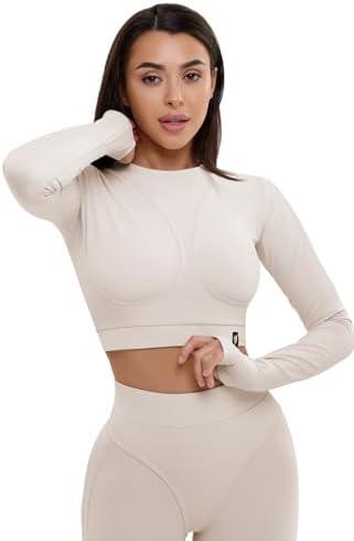Bona Fide Women's Workout Tops - Compression Athletic Tank Top | Sleeveless, Breathable, Moisture Wicking, Cropped Fit for Yoga, Gym, Training, Medium