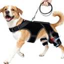 Dog Knee Brace for Torn ACL/CCL Hind Leg,Adjustable Hip Brace-Hip Dysplasia Brace-Wound Care-Reduces Pain and Inflammation-Lick Prevention-L