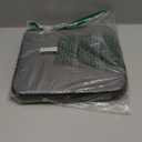 SINOSSO Modern Faux Leather Bar Stool Cushion 1 Piece, Leathaire Magnetic Small Chair Pad for Cafe Bistro Stackable Metal Stool (Square, Black, 1)