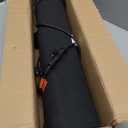 Baquler Heated Snow Melting Mats for Entrances Roof 30 x 47 Inches Heated Outdoor Mats for Winter Black Heated Snow Melt Mats Non Slip Rubber Heating Entrance Mats with Plug Power Cord for Outdoor Use