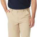 French Toast Boys' Flat Front Microfiber Performance Stretch Short