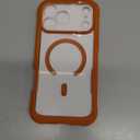 Diaclara Magnetic Designed for iPhone 17 Pro Max Case Full Body Bumper[Compatible with MagSafe] Military Drop Proof Cover with Built-in Touch Sensitive Anti-Scratch Screen Protector,Orange