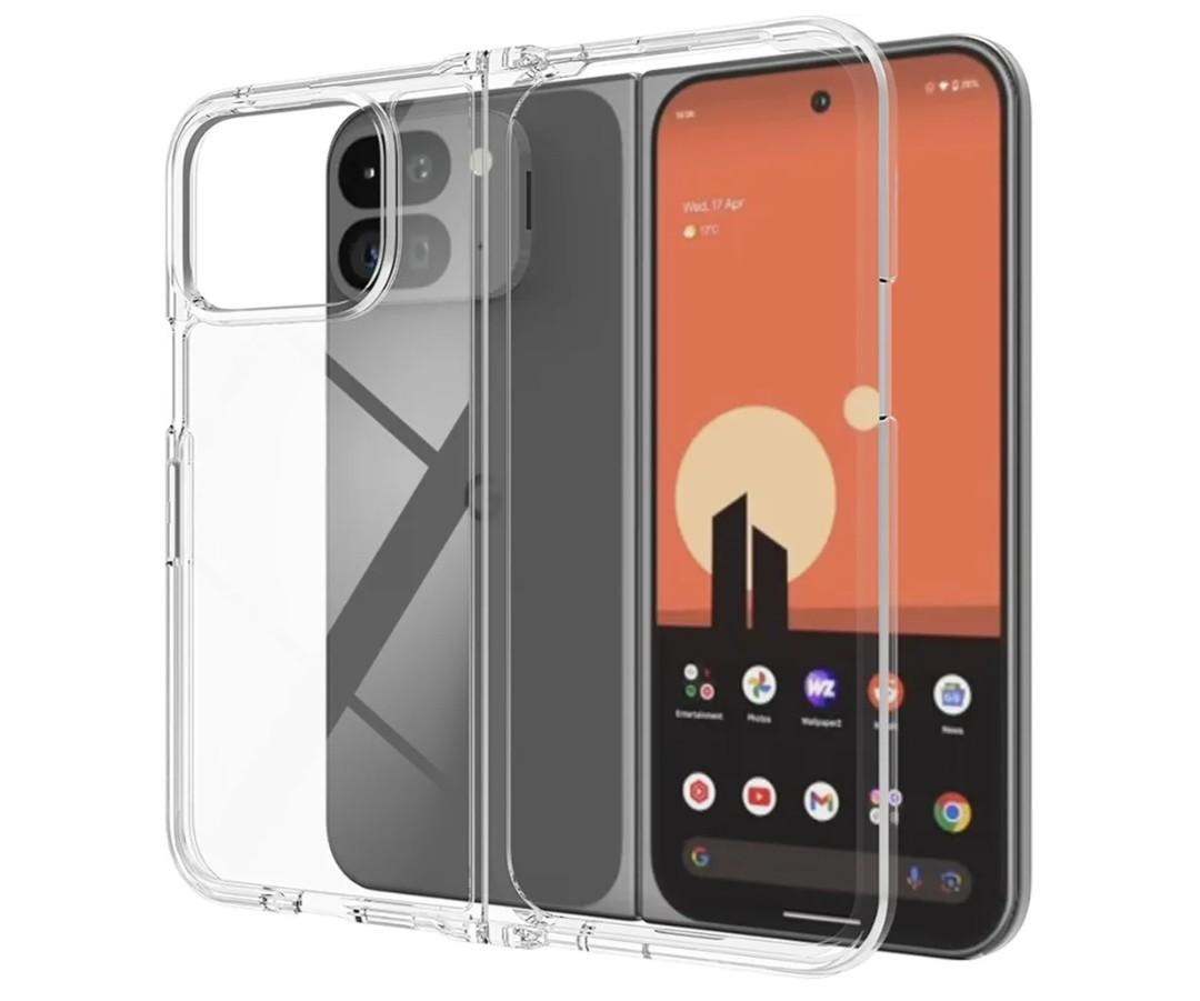 Osophter for Pixel 9 Pro Fold Case: Clear Transparent Protective Phone Cover[Anti-Yellowing][Anti-Scratch] for Google Pixel 9 Pro Fold Case-Clear