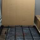 PJYuCien Dog Playpen, 8 Panels 30H Dog Pens Indoor with Bottom Pad and Top Cover, Metal Foldable Pet Puppy Exercise Fence Crate Kennel, Better for Small Animals,Black