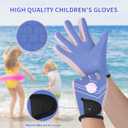 XUKER Neoprene Gloves for Kids, 2mm Wetsuit Dive Gloves Keep Warm for Diving Scuba Kayaking Snorkeling Swimming Water Sports (Purple, M)