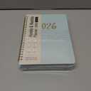 3 x 2026 Planner - Weekly and Monthly Planner, January 2026 to December 2026, Spiral Bound 2026 Calendar Planner Book, Inner Pocket, Perfect for Office Home School Supplies - A5 (6.3" x 8.5"), Mint