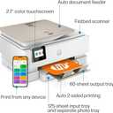 HP Envy Inspire 7955e Inkjet Printer All in One Wireless Printer Copy Scanners 2.7 Inch Touchscreen 15ppm Black 10ppm Color Phone Computer Wireless Printers for Home Use Office 1W2Y8A