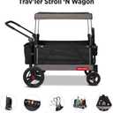 Radio Flyer Wagon for Kids, Baby Stroller, Outside Toys for Toddlers 1-3, Rolling Cart, Beach Cart with Wheels, Trav'ler Stroller Wagon with Protective Cover, for Ages 1+ Years