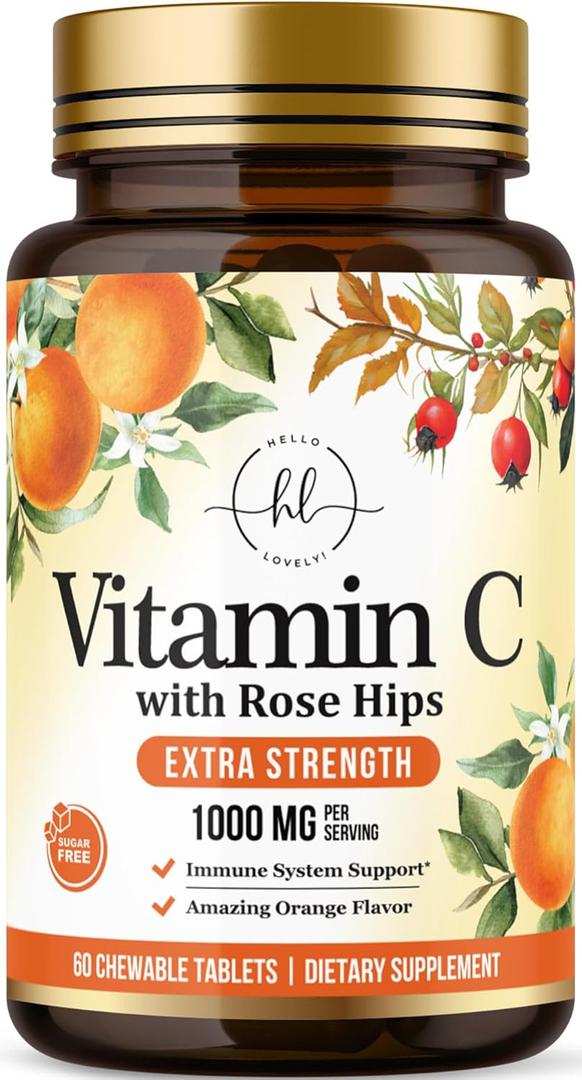 Hello Lovely Vitamins with Rosehip Extra Strength. Bbd Nov/26/2028
