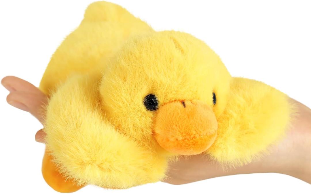 PEACH CAT Duck Plush Cute Duck Stuffed Animals Small Plushies Toy Pillow Gifts for Kids Yellow